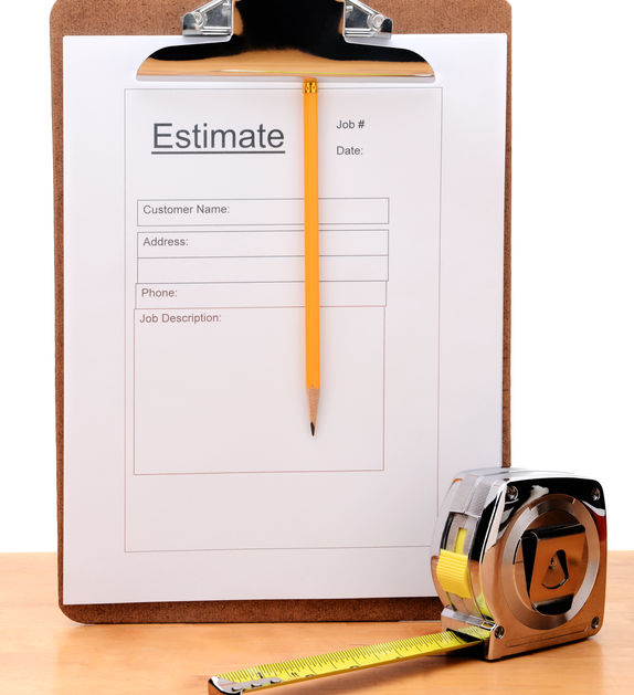 image of a project estimate